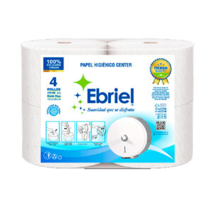 PAPEL HIGIÉNICO CENTER PULL 250 mt 100% CELULOSA