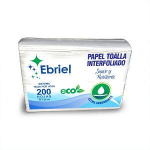 INTERFOLIADO-ECO-200-HOJAS.jpeg PAPEL TOALLA INTERFOLIADO UNA HOJA ECO X 20 PAQUETES