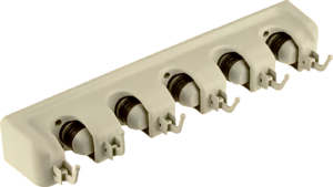 ORGANIZADOR DE ESCOBAS Y TRAPEADORES EB10-16 COLOR CREMA