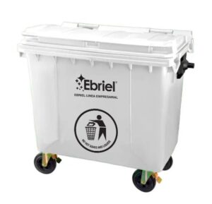carrito1-a.jpg CONTENEDOR DE RESIDUOS SOLIDOS SIN PEDAL - 660 LT BLANCO