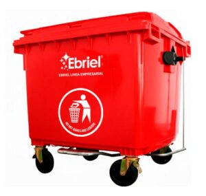 carrito3-a.jpg CONTENEDOR DE RESIDUOS SOLIDOS SIN PEDAL - 660 LT ROJO