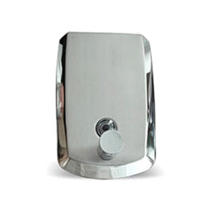 DISPENSADOR JABON ACERO INOXIDABLE DE 1 LT.