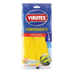 GUANTES VIRUTEX CONVENIENTE AMARILLO TALLA L, M Y S